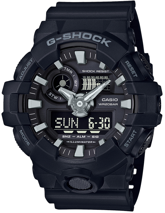 G-Shock GA700-1B Watch – Franklin-Stevens Jewelers
