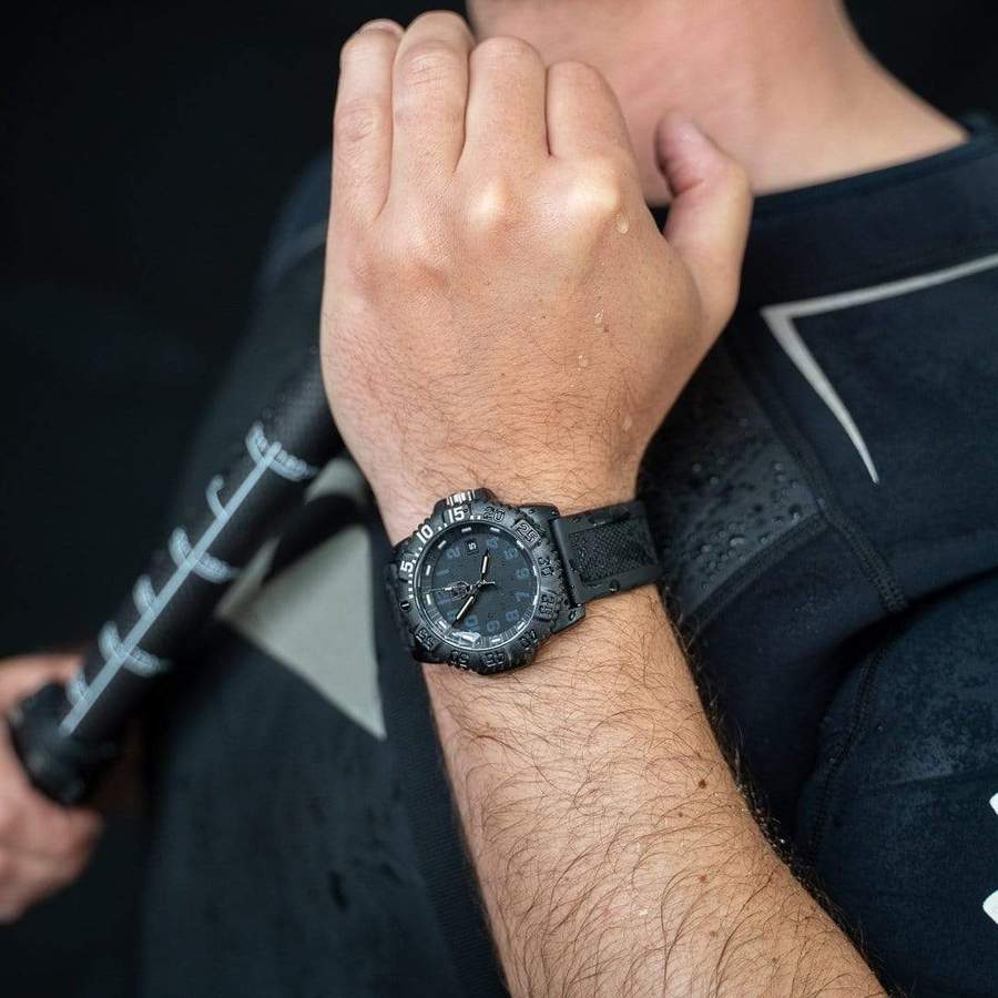 Luminox Sea Series Navy SEAL Colormark 3051.GO.NSF Navy SEAL Foundat Franklin Stevens Jewelers