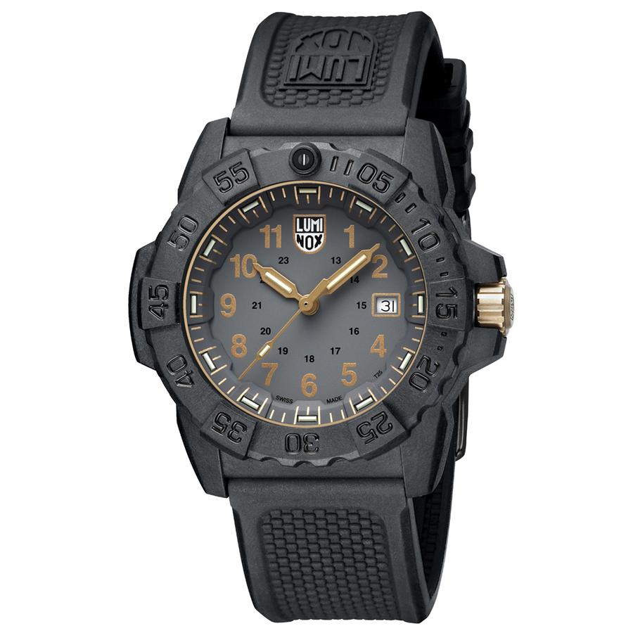 Luminox Sea Series Navy SEAL 3508 Gold Edition Military Dive Watch ...